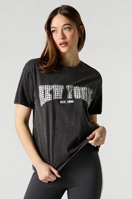 Washed New York Graphic Boyfriend T-Shirt