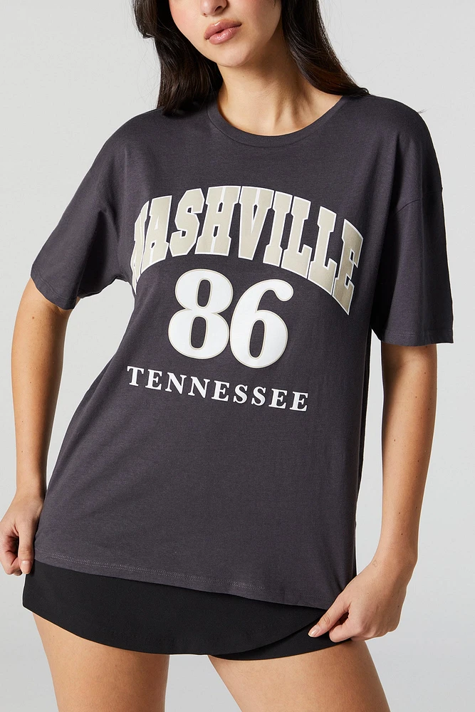 Nashville Graphic Boyfriend T-Shirt