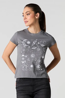 Mystic Graphic Fitted T-Shirt