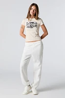 Breathe the Beauty Graphic Fitted T-Shirt