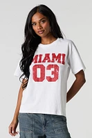 Miami Graphic Boyfriend T-Shirt