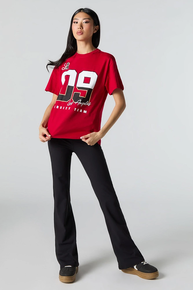 LA Varsity Team Graphic Boyfriend T-Shirt