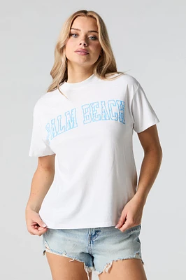 Palm Beach Graphic Boyfriend T-Shirt