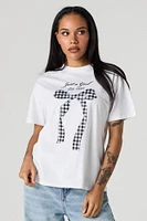 Just a Girl Graphic Boyfriend T-Shirt