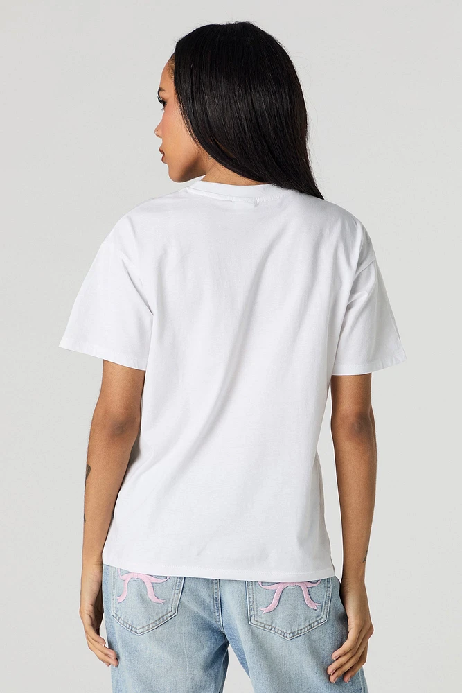 Just a Girl Graphic Boyfriend T-Shirt