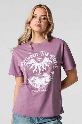 Between The Stars Graphic Boyfriend T-Shirt