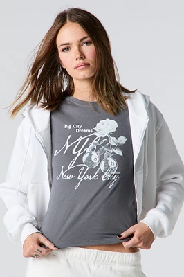 NYC Graphic Fitted T-Shirt