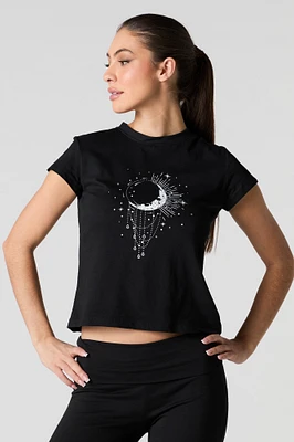 T-shirt Ã  imprimÃ© de lune