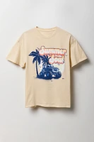 T-shirt de coupe garçonne à imprimé Summer Soul