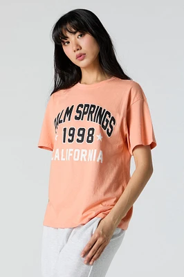 Palm Springs Graphic Boyfriend T-Shirt
