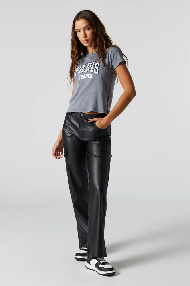Faux Leather Jogger – Urban Planet