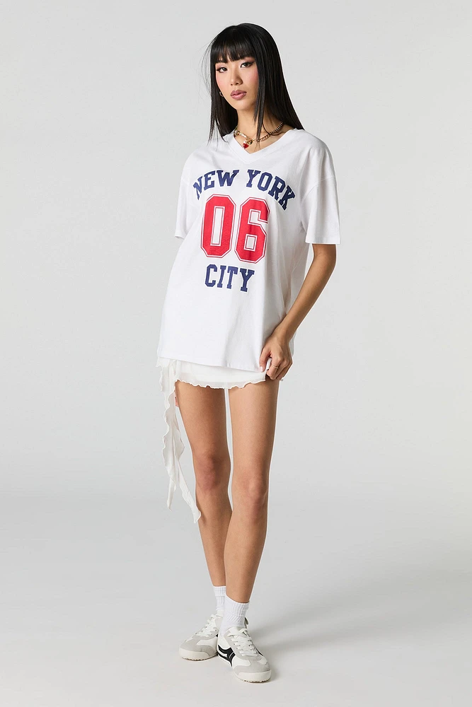 New York City 06 Graphic V-Neck T-Shirt