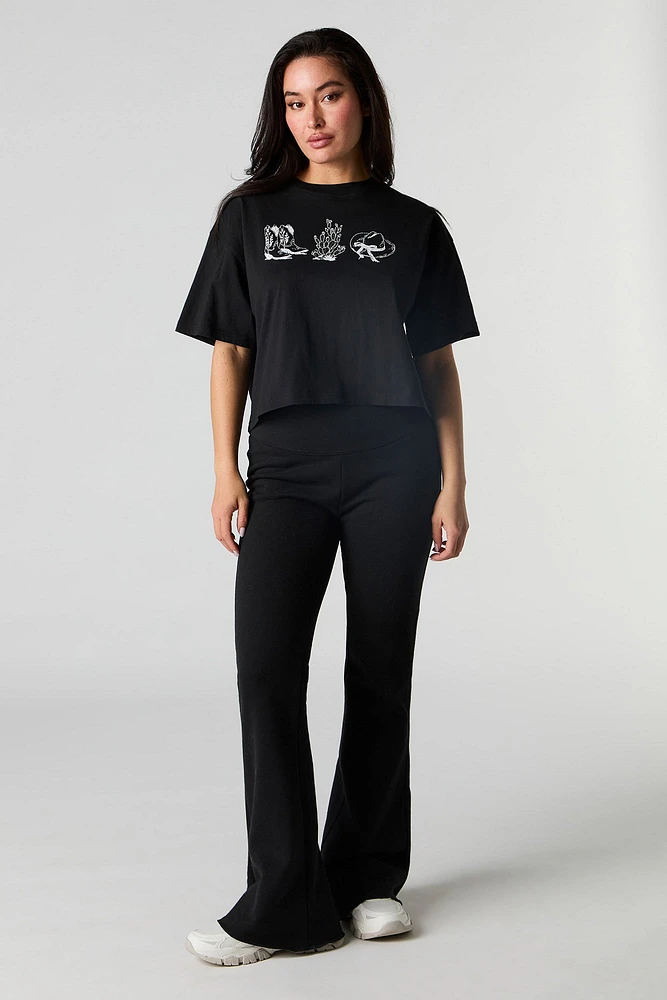 Western Graphic Boxy T-Shirt