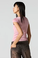 Contour Square Neck Short Sleeve Bodysuit