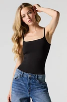 Contour Square Neck Sleeveless Bodysuit