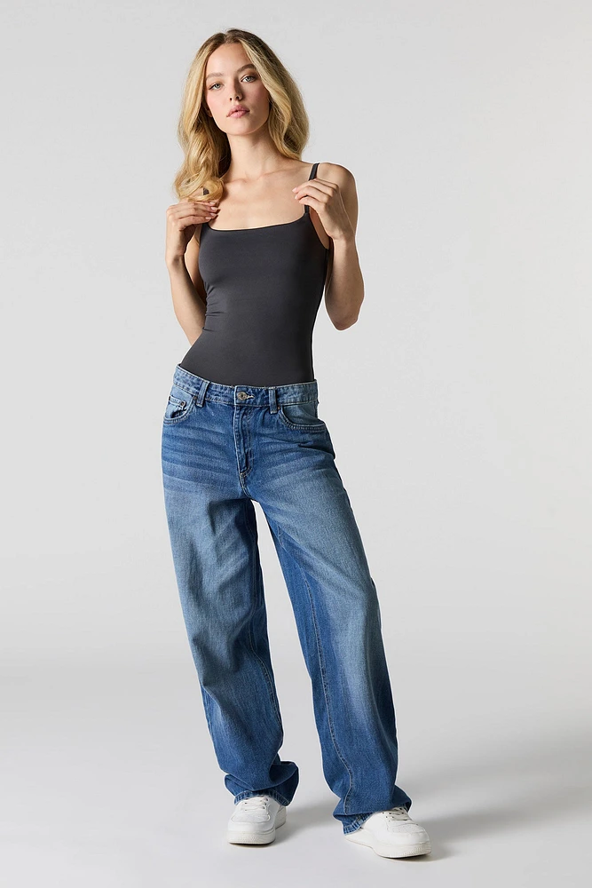 Contour Square Neck Sleeveless Bodysuit