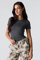 Contour Round Neck Short Sleeve Bodysuit