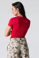 Contour Round Neck Short Sleeve Bodysuit