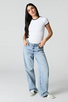 Contour Contrast Short Sleeve Bodysuit
