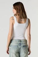 Maillot-débardeur profilé à encolure carrée