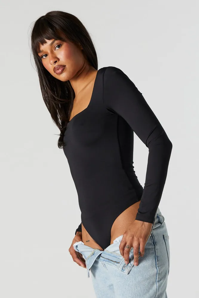 Contour Square Neck Bodysuit – Urban Planet