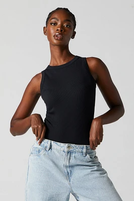 Seamless Ribbed High Neck Bodysuit