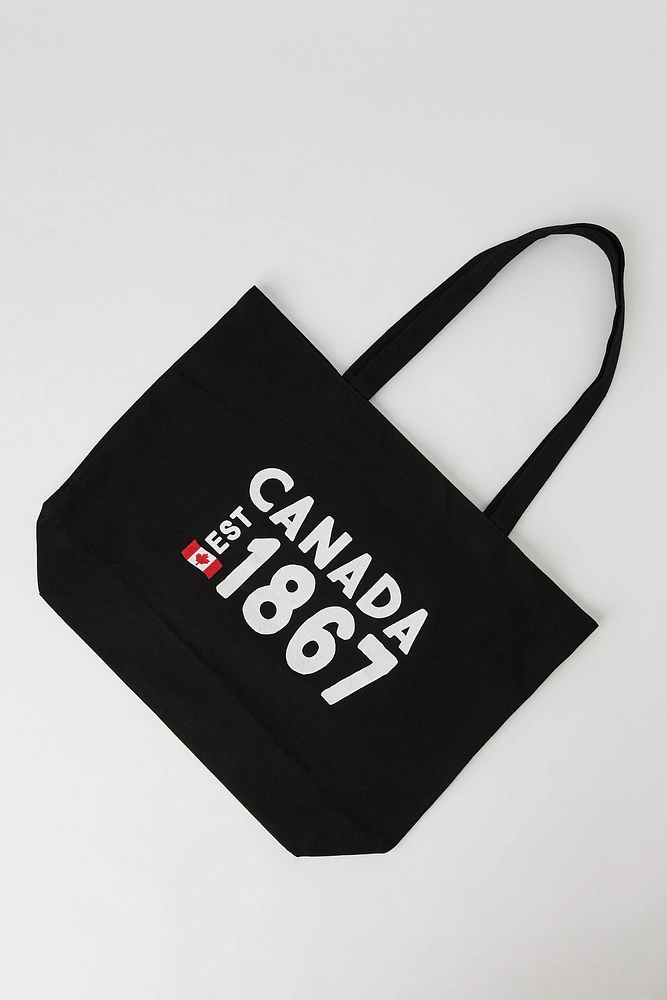 Canada Day Graphic Tote Bag