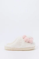 Plush Flower Slipper