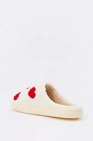 Heart Sherpa Slippers