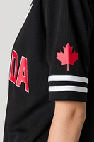 01 Graphic Mesh Canada Day Baseball Jersey