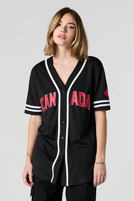 01 Graphic Mesh Canada Day Baseball Jersey