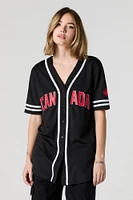 01 Graphic Mesh Canada Day Baseball Jersey