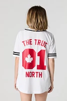 True North Graphic Mesh Canada Day Baseball Jersey