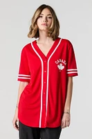 The Eh Team Graphic Mesh Canada Day Baseball Jersey