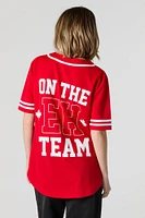 The Eh Team Graphic Mesh Canada Day Baseball Jersey