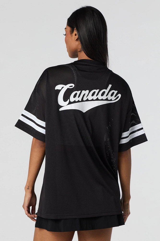 Mesh Canada Day Graphic Jersey