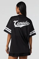 Mesh Canada Day Graphic Jersey