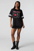 Mesh Canada Day Graphic Jersey