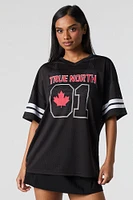 Mesh Canada Day Graphic Jersey