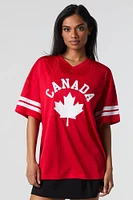 Mesh Canada Day Graphic Jersey