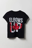 Elbows Up Canada Day Graphic T-Shirt
