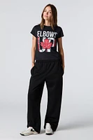 Elbows Up Canada Day Graphic T-Shirt