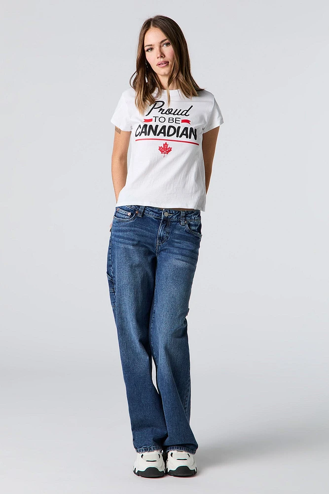 T-shirt à imprimé Proud To Be Canadian