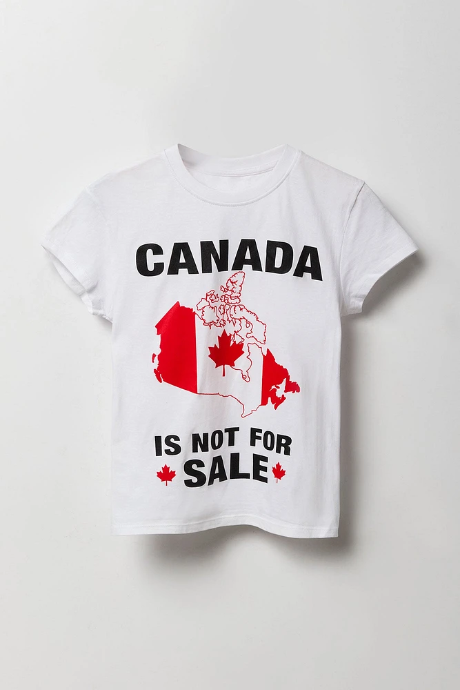 T-shirt à imprimé Canada is Not for Sale
