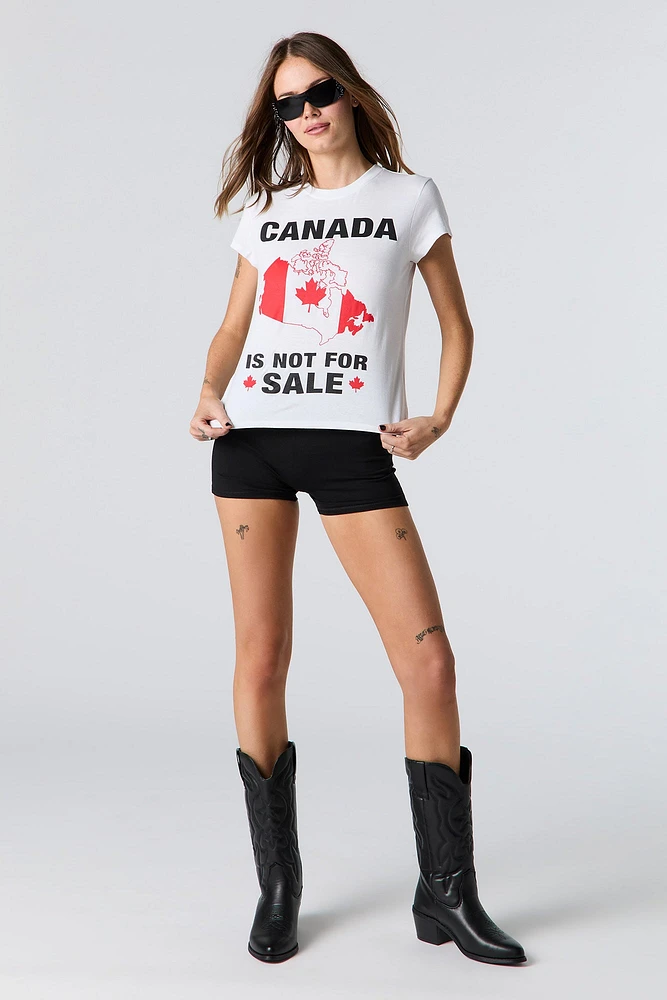 T-shirt à imprimé Canada is Not for Sale