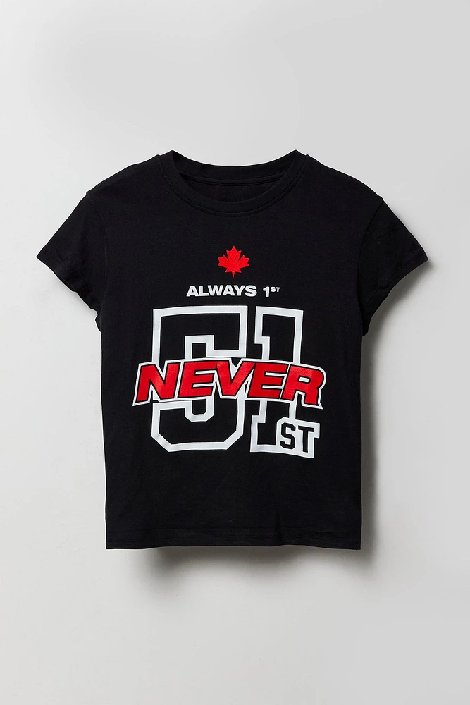 T-shirt à imprimé Always 1st Canada Day