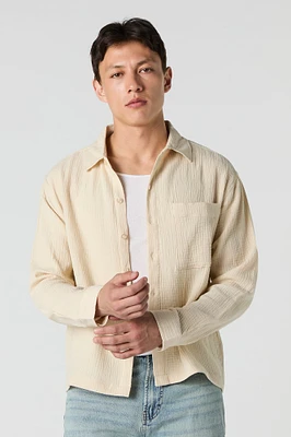 Collared Button-Up Top