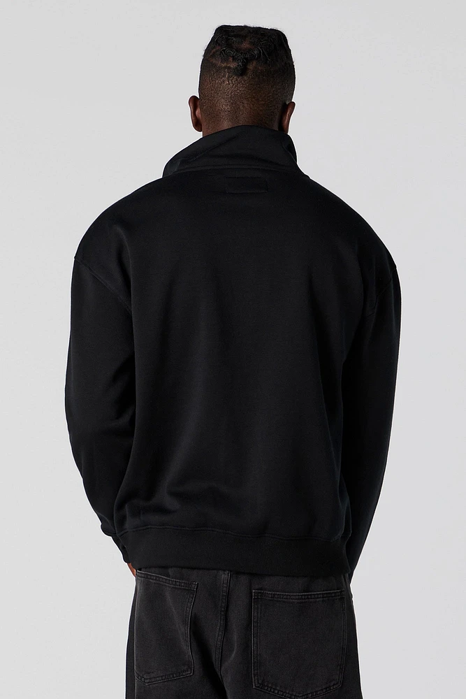 Half Zip Fleece Sweatshirt