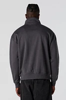 Half Zip Fleece Sweatshirt