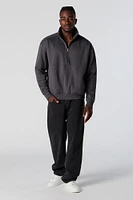 Half Zip Fleece Sweatshirt